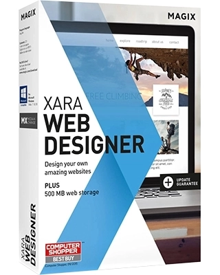 Дизайн веб страниц Xara Web Designer+ 24.5.1.70738