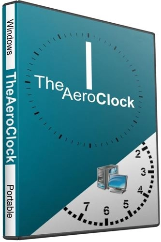 Виджет часов на рабочий стол TheAeroClock 8.51 + Portable