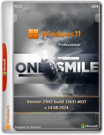 Windows 11 Pro x64 Русская by OneSmiLe 22631.4037