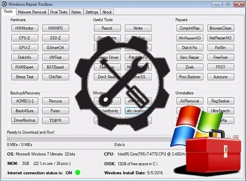 Windows Repair Toolbox 3.0.2.8 Portable