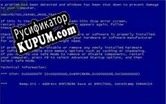 Русификатор для BlueScreen Screen Saver